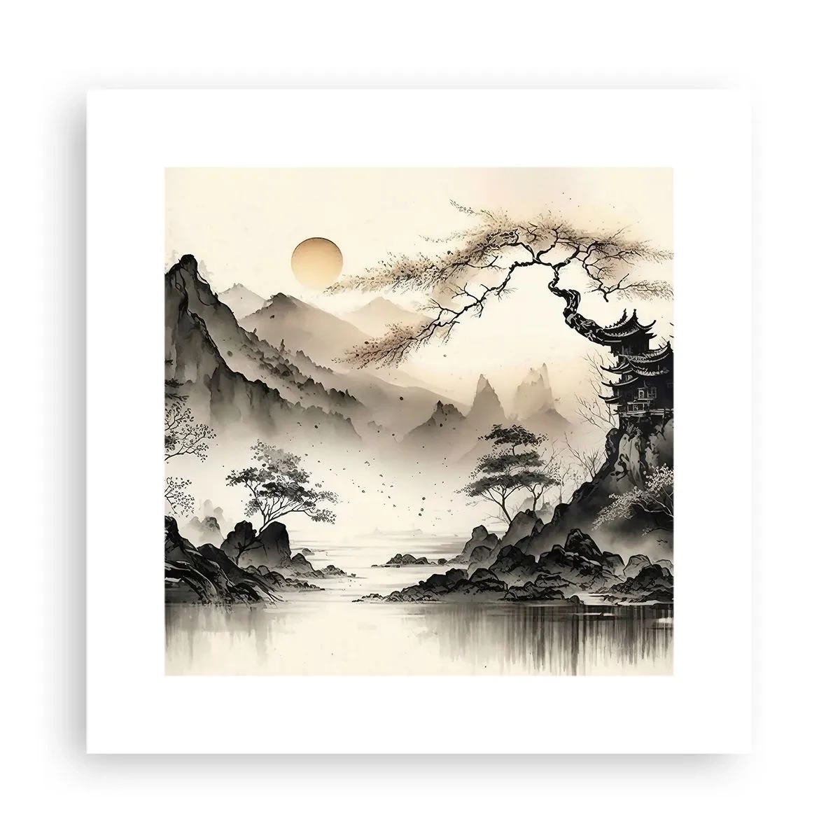 Plakat - Orientens unikke charme - 30x30 cm