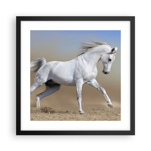 Plakat i sort ramme - Den smukkeste arabiske fortælling - 40x40 cm