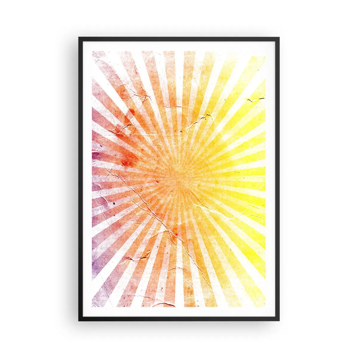 Plakat i sort ramme - Opgange og nedgange - 70x100 cm