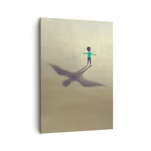 Lærredstryk - Billede på lærred - Fremtidens helt - 50x70 cm