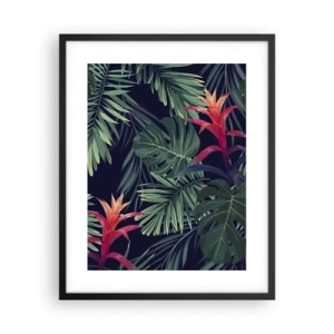 Plakat i sort ramme - Brænd i grønt - 40x50 cm