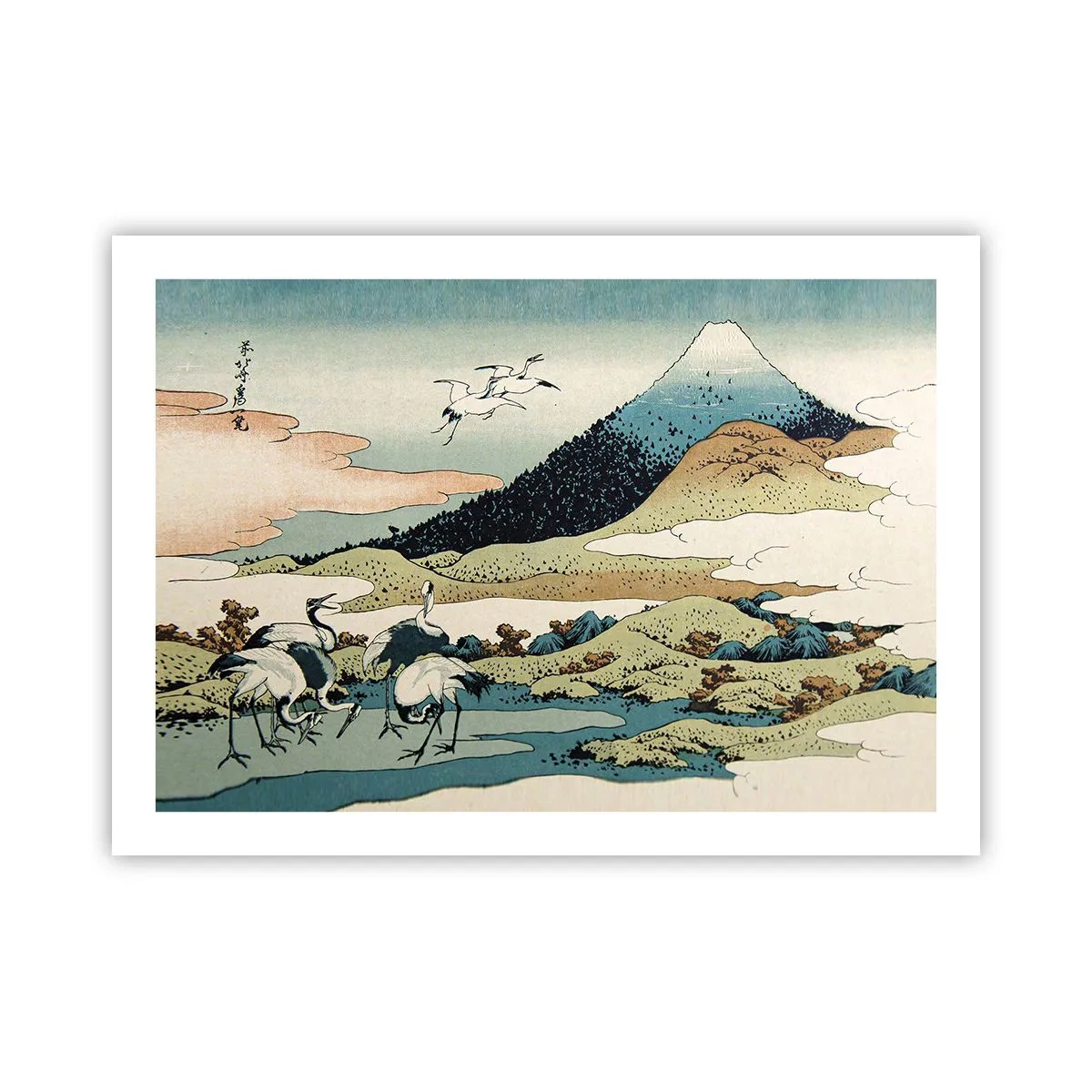 Plakat - I japansk ånd - 70x50 cm