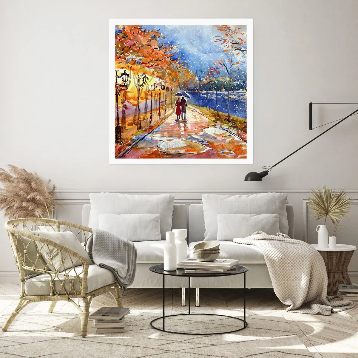 Plakat - Sammen indtil tidsfristen - 40x40 cm