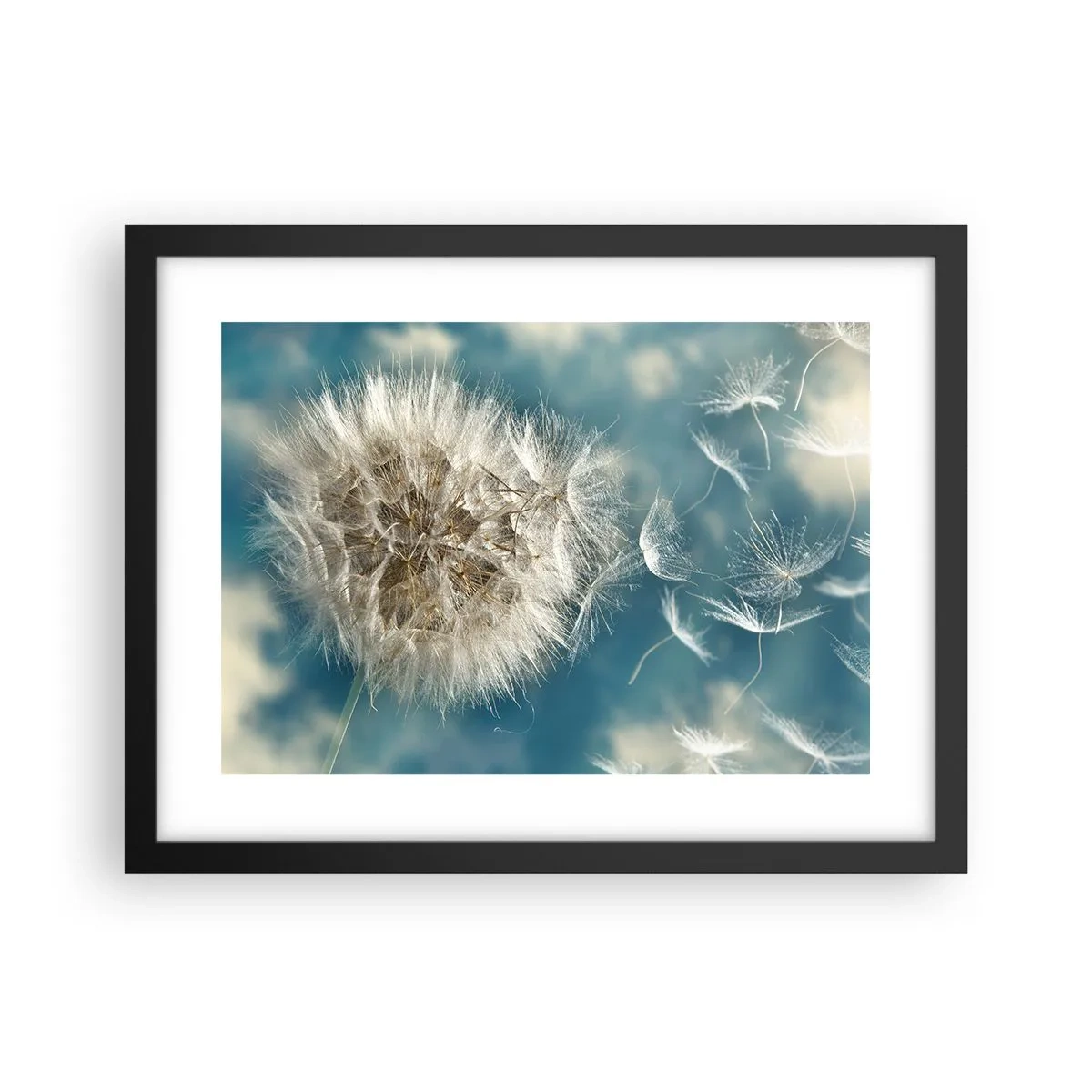 Plakat i sort ramme - En engels åndedræt - 40x30 cm