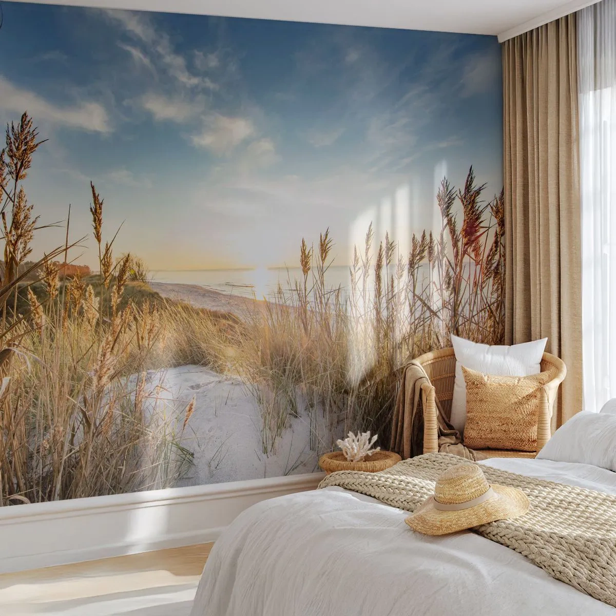 Fototapet Standard Eco - Nordstrand - Landskab, Hav, Strand - 450x315 cm