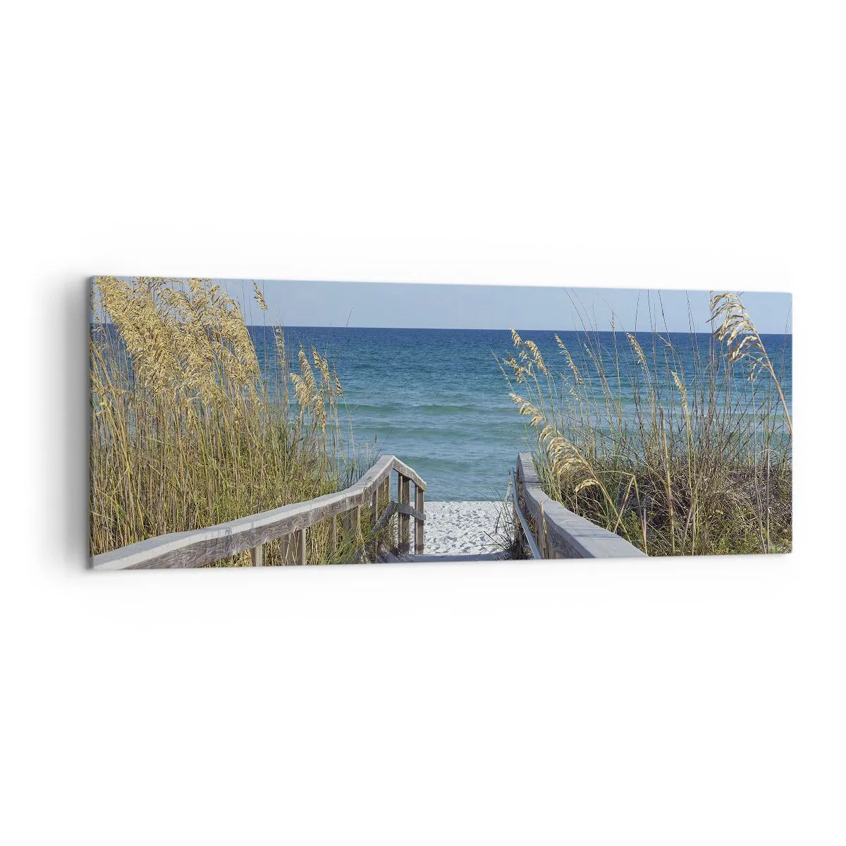 Lærredstryk - Billede på lærred - I solen, i vinden - 140x50 cm