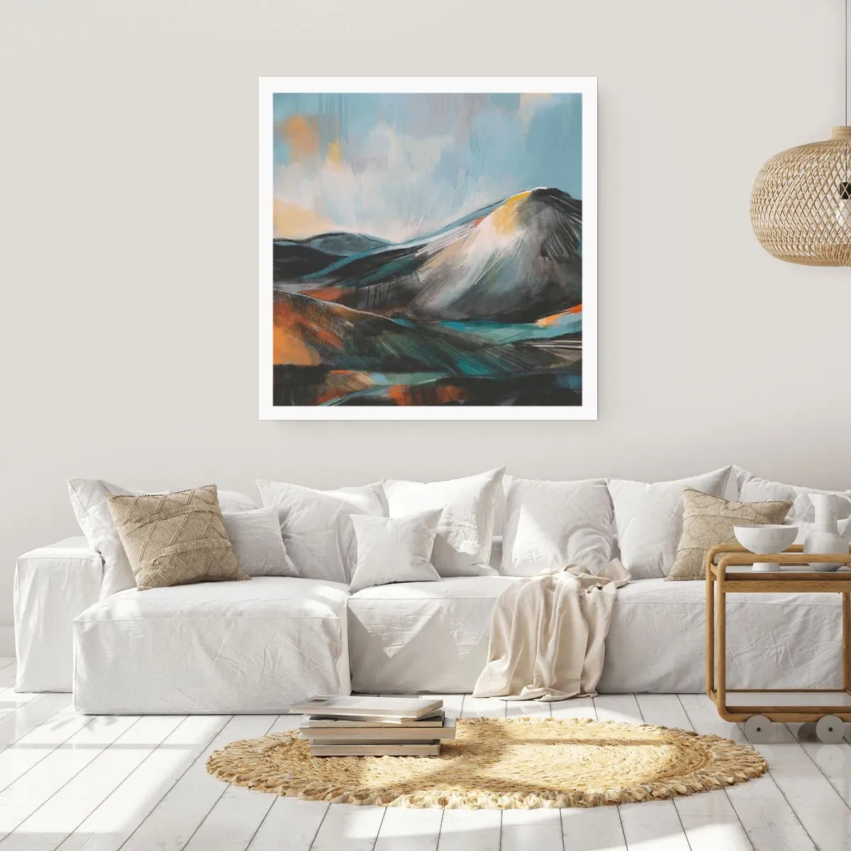 Plakat - Rå og smuk - 30x30 cm