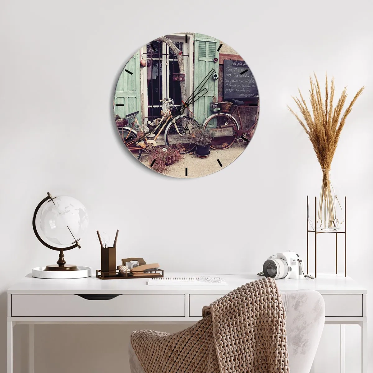 Vægur, Uret - Længe leve provinsen - 30x30 cm