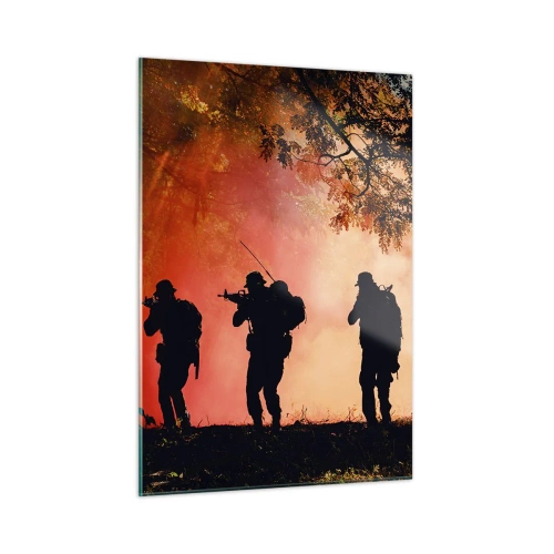 Billede på glas - ...Alle for én. - 50x70 cm
