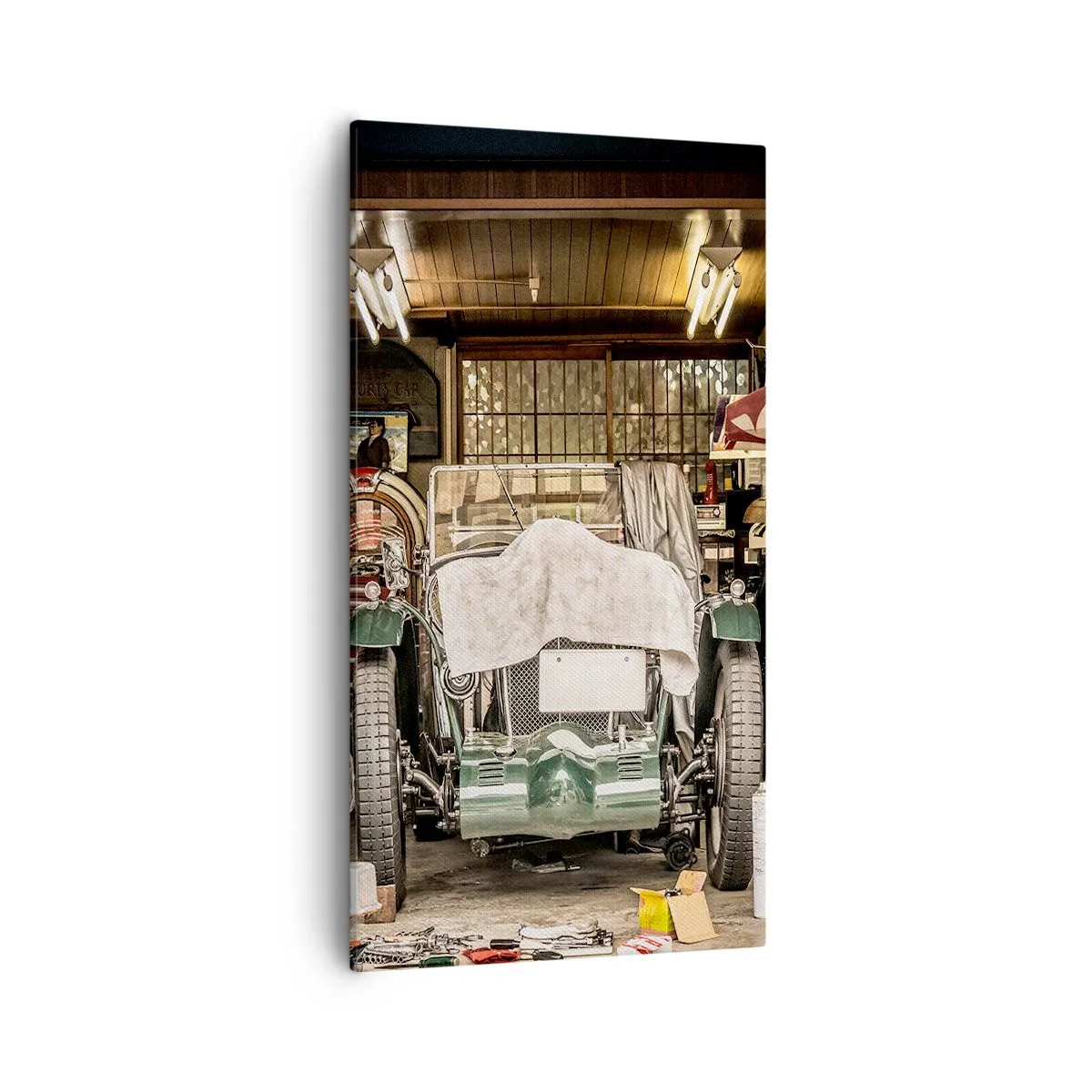 Lærredstryk - Billede på lærred - Tilbage til fortiden - 55x100 cm