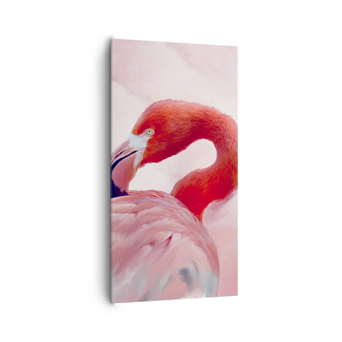 Lærredstryk - Billede på lærred - Fugleskønhed - 65x120 cm