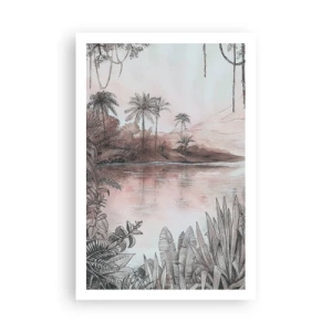 Plakat - En opdagelsesrejsendes dagbog fra det 19. århundrede - 61x91 cm