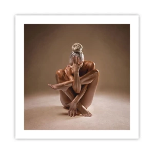 Plakat - Enhed mellem krop og ånd - 50x50 cm