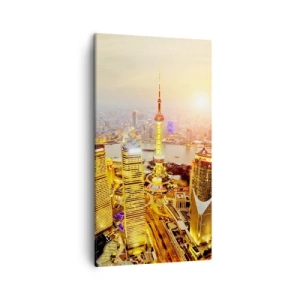 Lærredstryk - Billede på lærred - Den asiatiske drøm - 45x80 cm