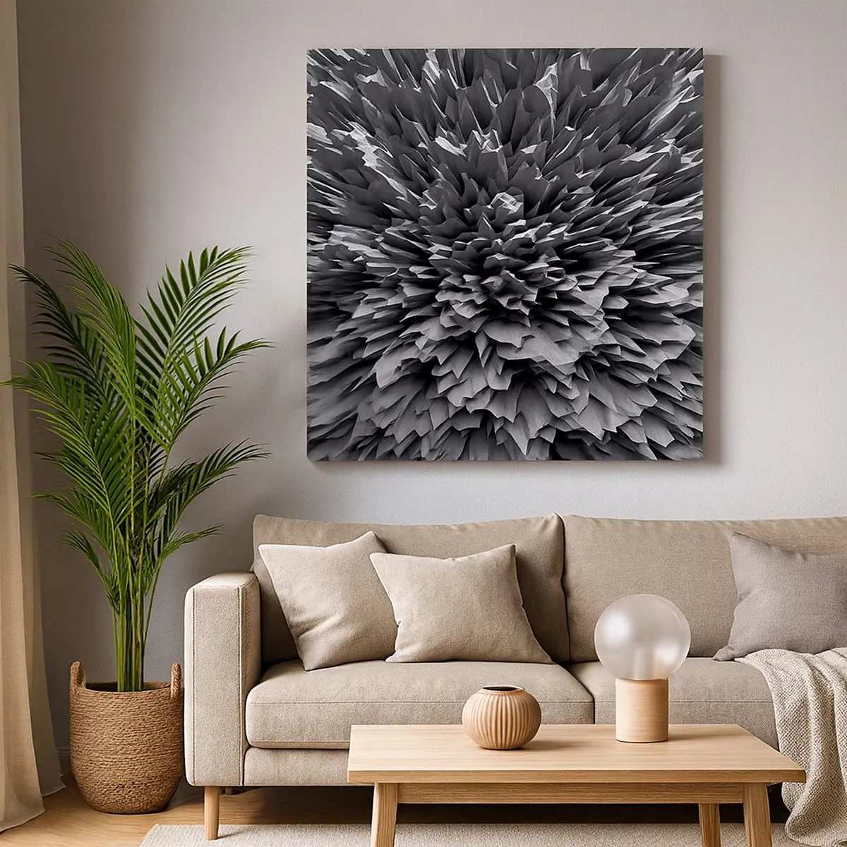 Lærredstryk - Billede på lærred - Det kan ikke blive skarpere end dette - 30x30 cm