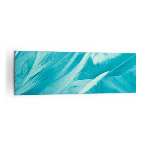 Lærredstryk - Billede på lærred - At drukne i fluff - 160x50 cm