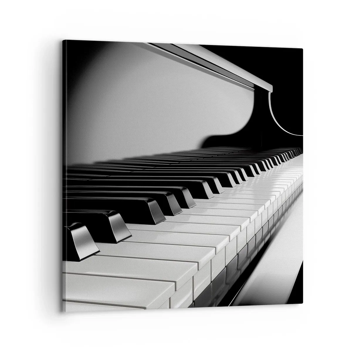 Lærredstryk - Billede på lærred - Harmoni af former og farver - 60x60 cm