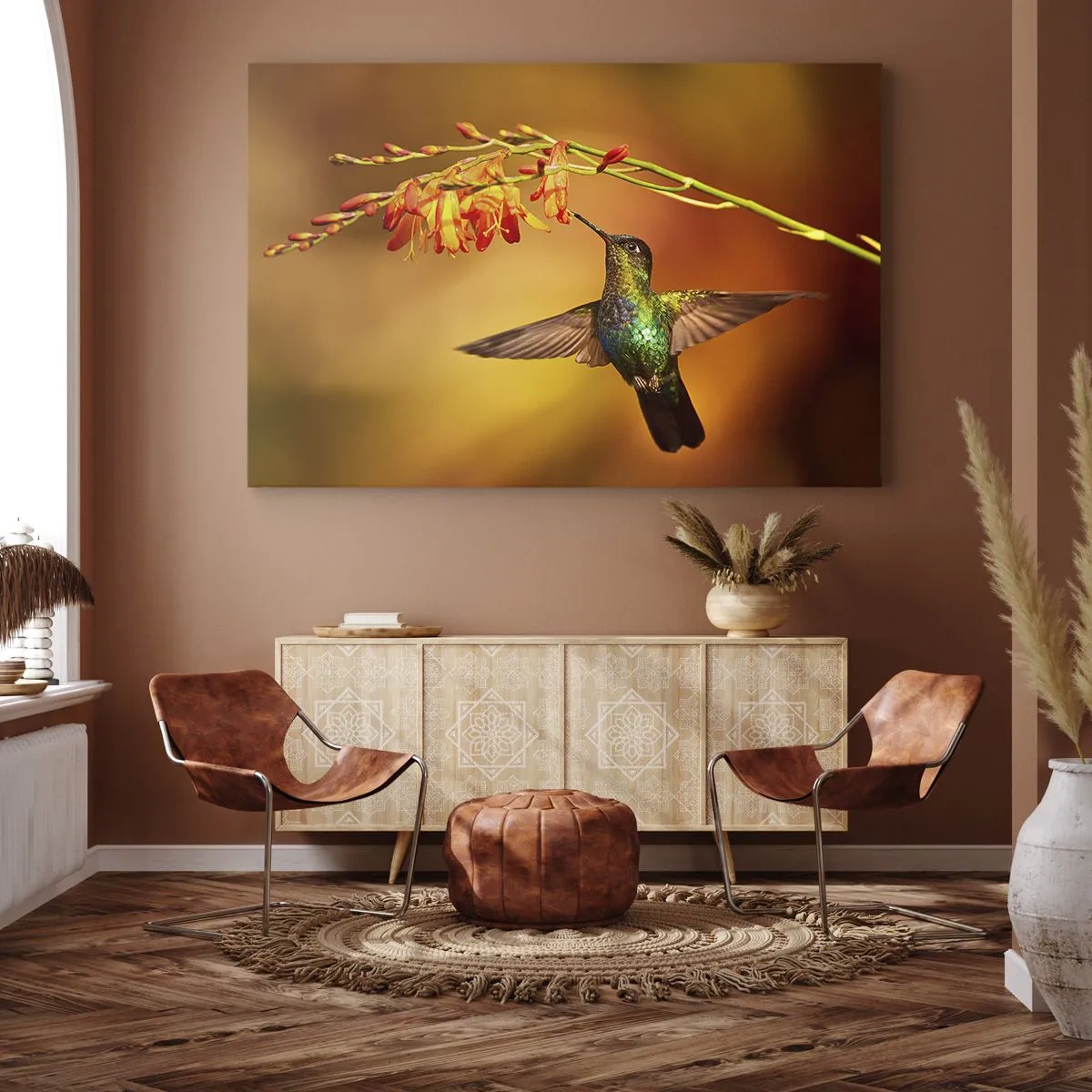 Lærredstryk - Billede på lærred - Maya lysets budbringer - 120x80 cm