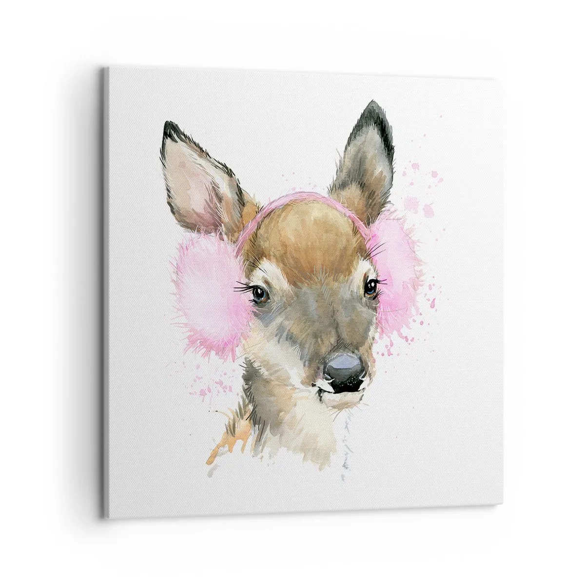 Lærredstryk - Billede på lærred - Og frosten er ikke længere skræmmende - 50x50 cm