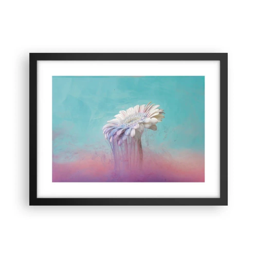 Plakat i sort ramme - Blomster efter døden - 40x30 cm