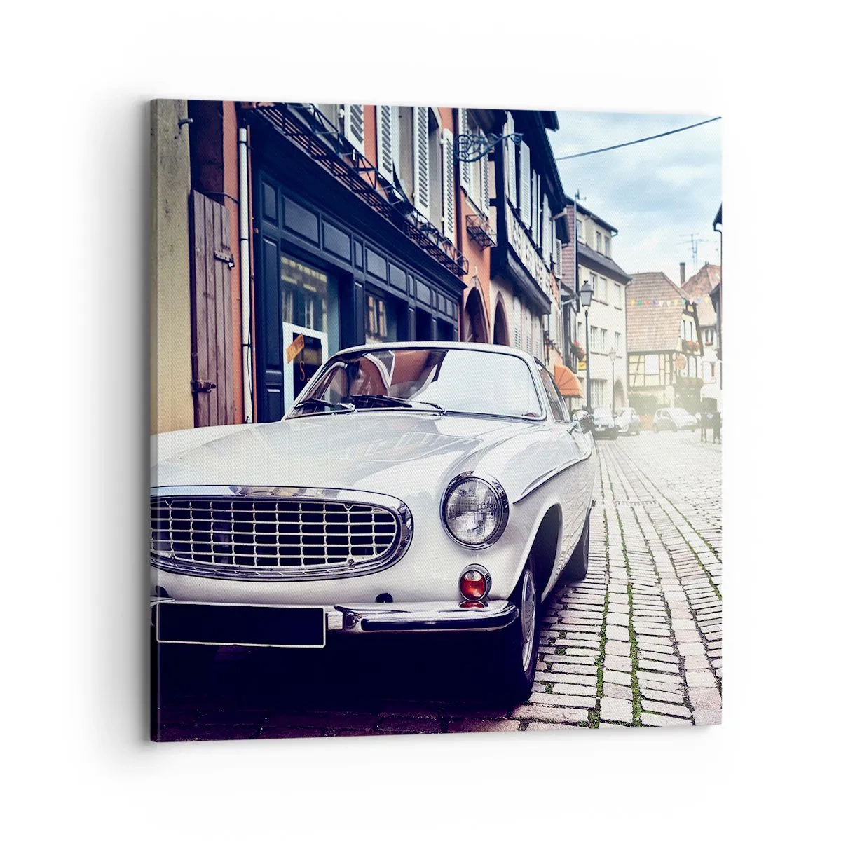 Lærredstryk - Billede på lærred - Fortiden er i dag - 70x70 cm