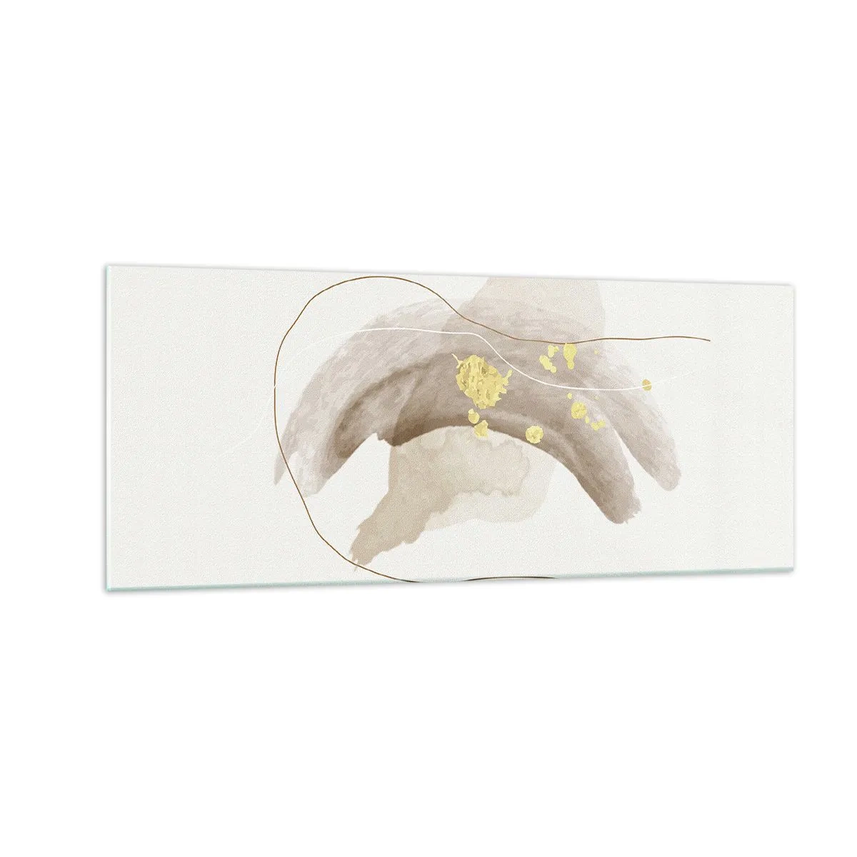 Billede på glas - Mødt i rummet - 100x40 cm