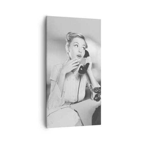 Lærredstryk - Billede på lærred - Hej, vi er i 1950'erne. - 55x100 cm