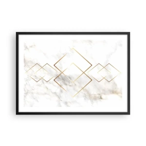 Plakat i sort ramme - Udsigt til det uendelige - 70x50 cm