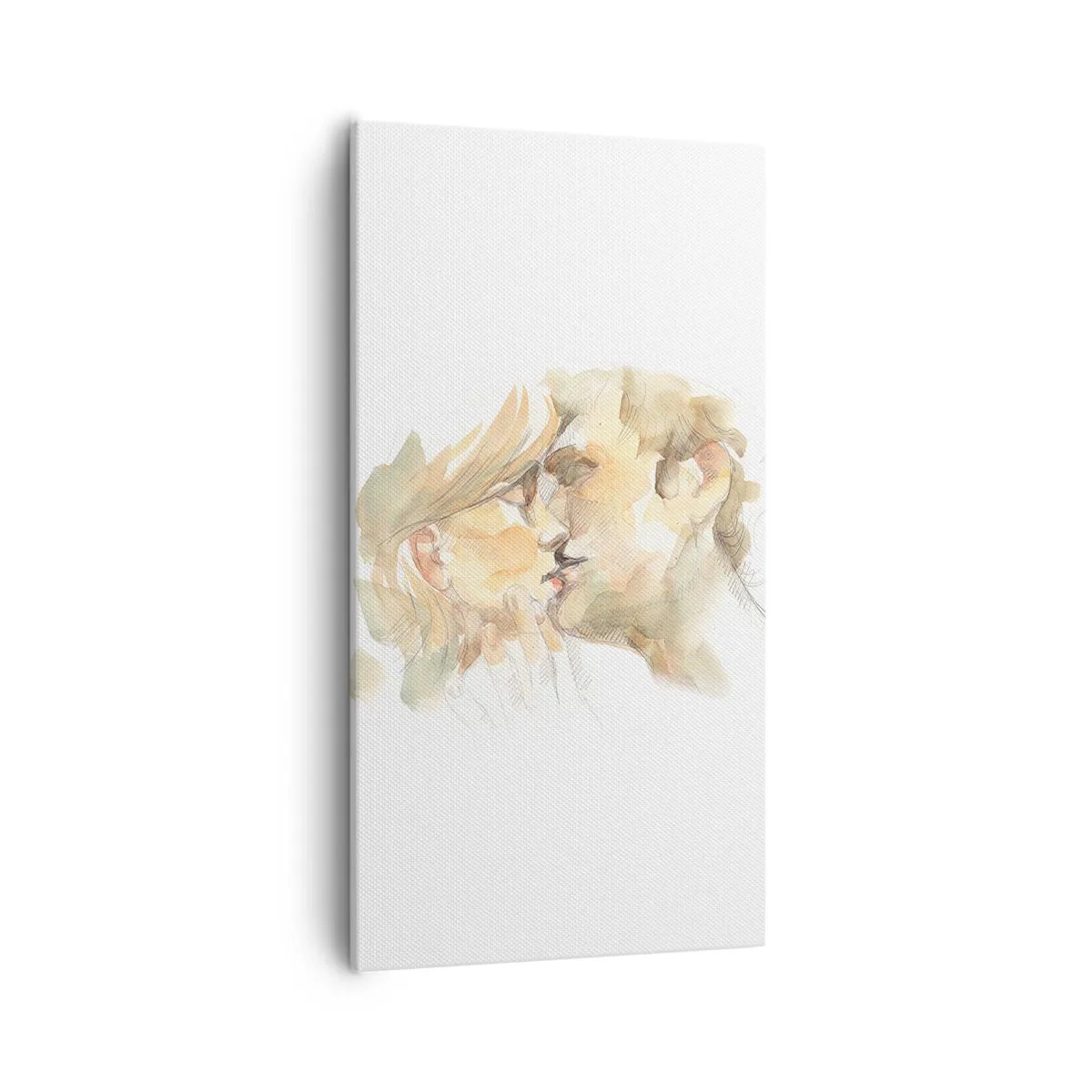 Lærredstryk - Billede på lærred - Den fundne halvdel? - 55x100 cm