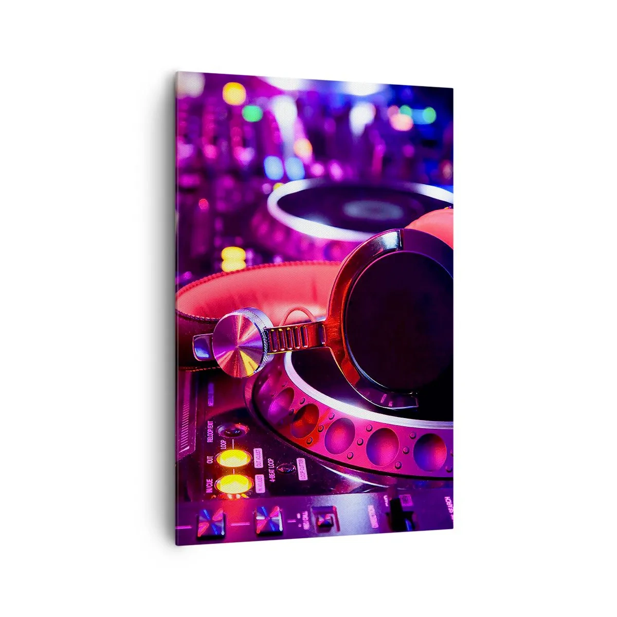 Lærredstryk - Billede på lærred - Før det sjove begynder - 80x120 cm