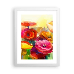 Plakat i hvid ramme - Ikke kun rødt - 30x40 cm