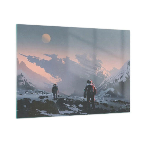 Billede på glas - Under en ukendt stjerne - 100x70 cm