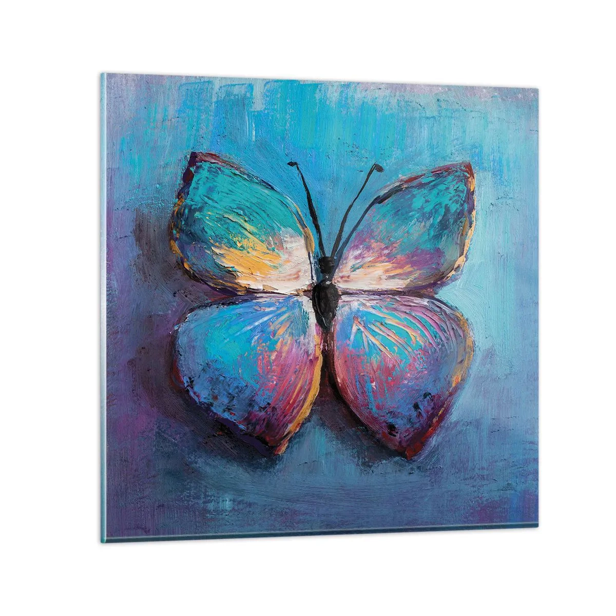 Billede på glas - I sin fulde pragt - 40x40 cm