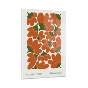 Billede på glas - Fra en blomsts liv - 50x70 cm