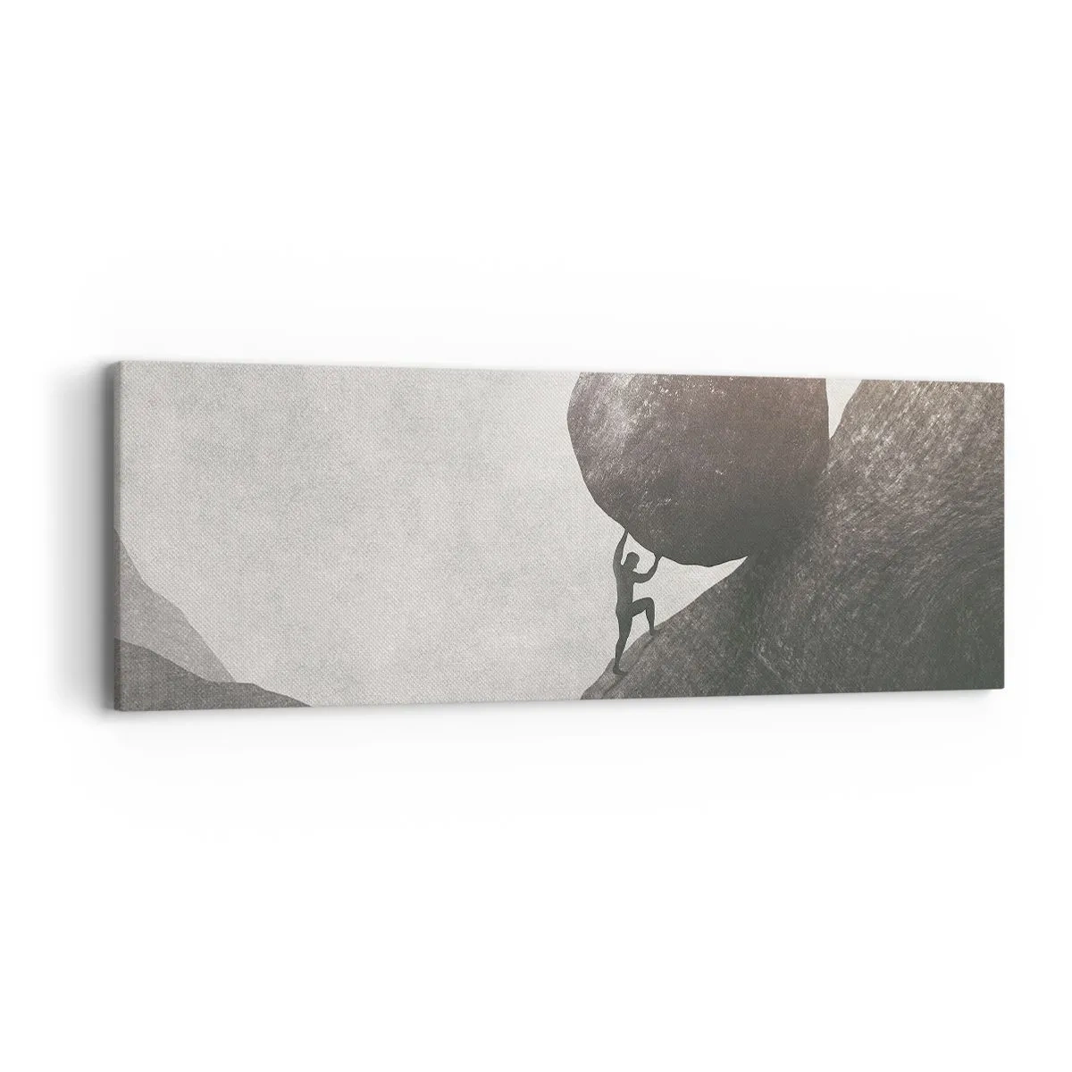 Lærredstryk - Billede på lærred - Jeg tror mod al forventning - 90x30 cm