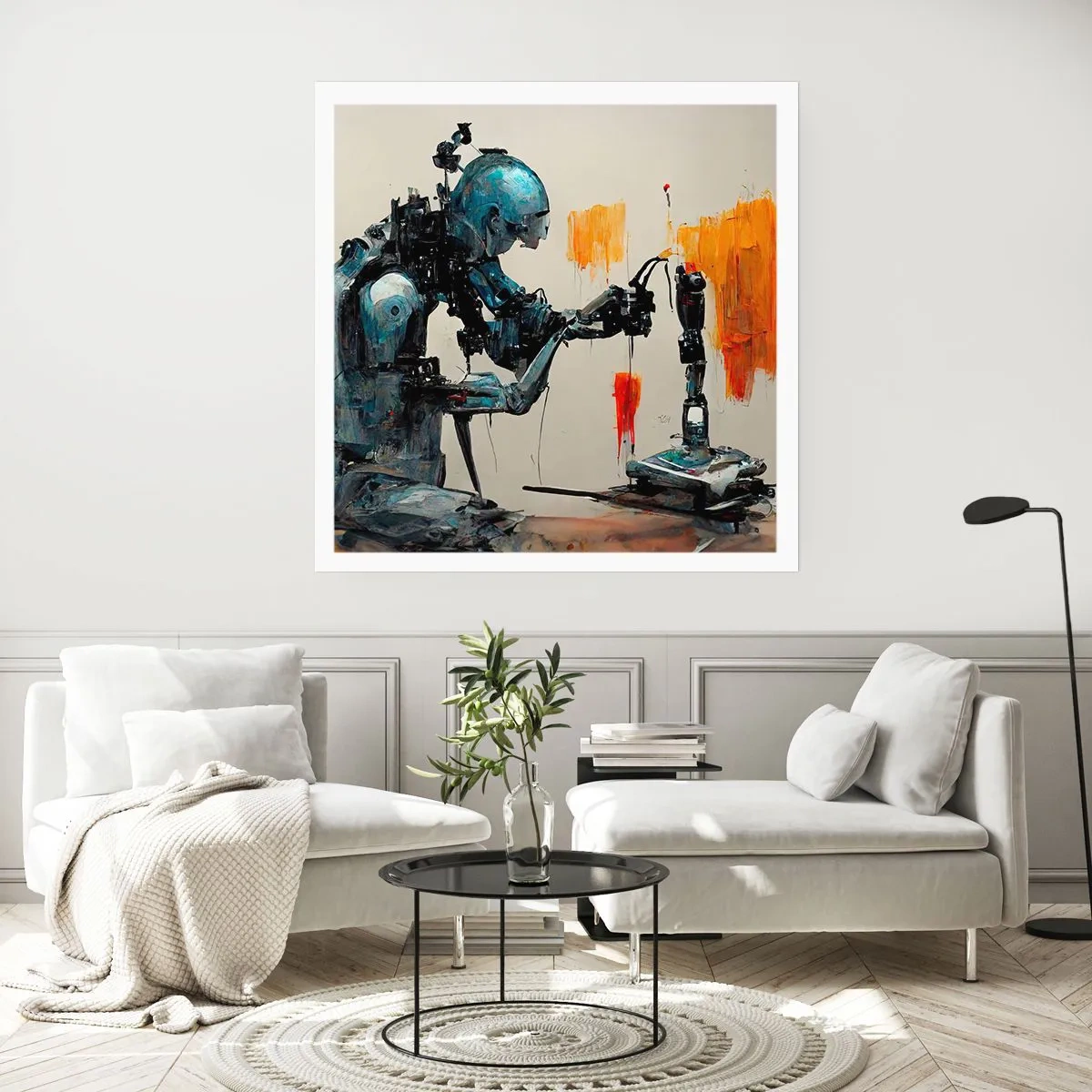 Plakat - Kommer i morgen... - 40x40 cm