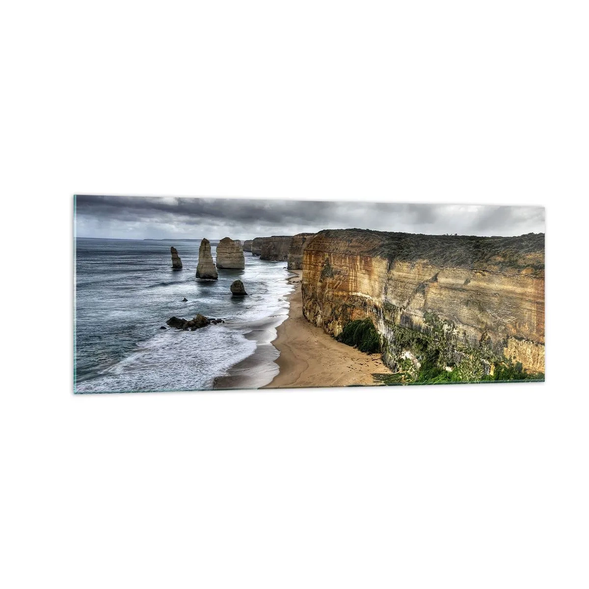 Billede på glas - Rå skønhed - 140x50 cm