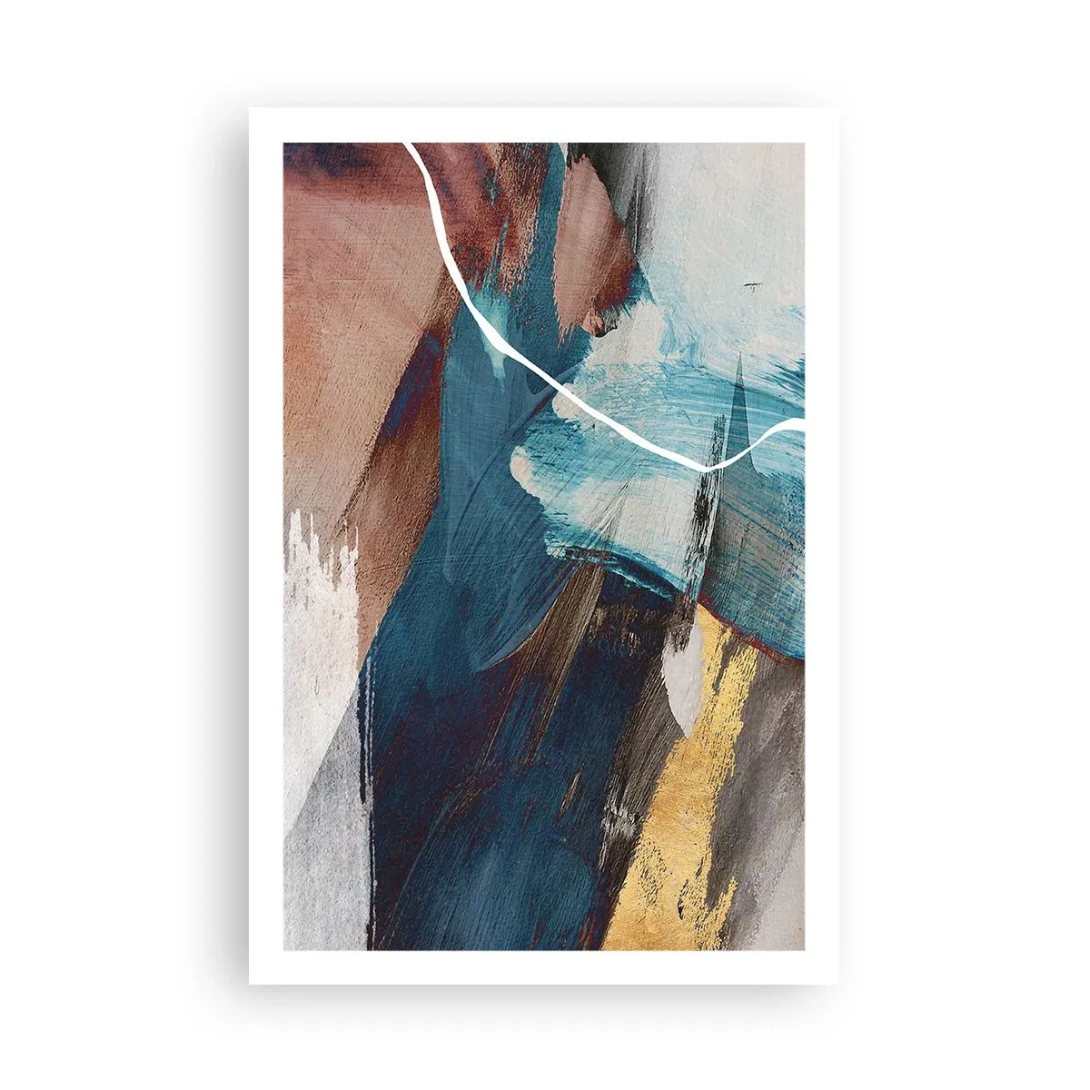Plakat - Med flair og energi - 61x91 cm