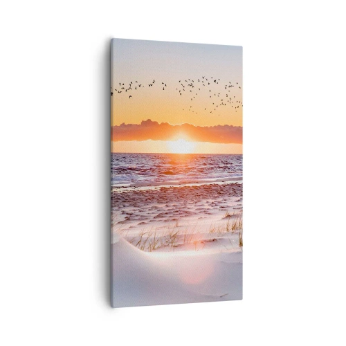 Lærredstryk - Billede på lærred - Vandret landskab - 55x100 cm