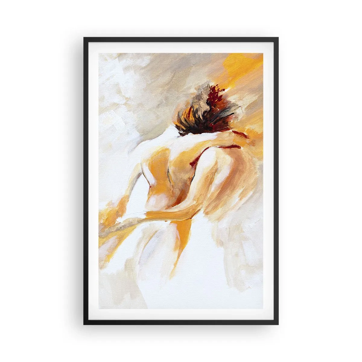 Plakat i sort ramme - I himlen af nærhed - 61x91 cm