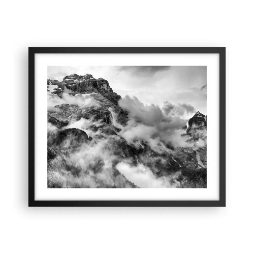 Plakat i sort ramme - Smukt og grusomt - 50x40 cm