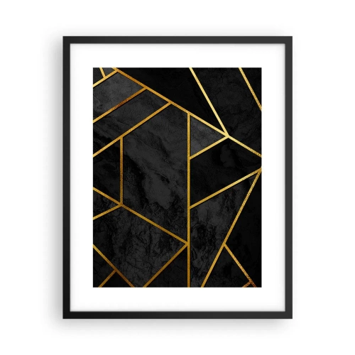 Plakat i sort ramme - Mørke og lys - 40x50 cm