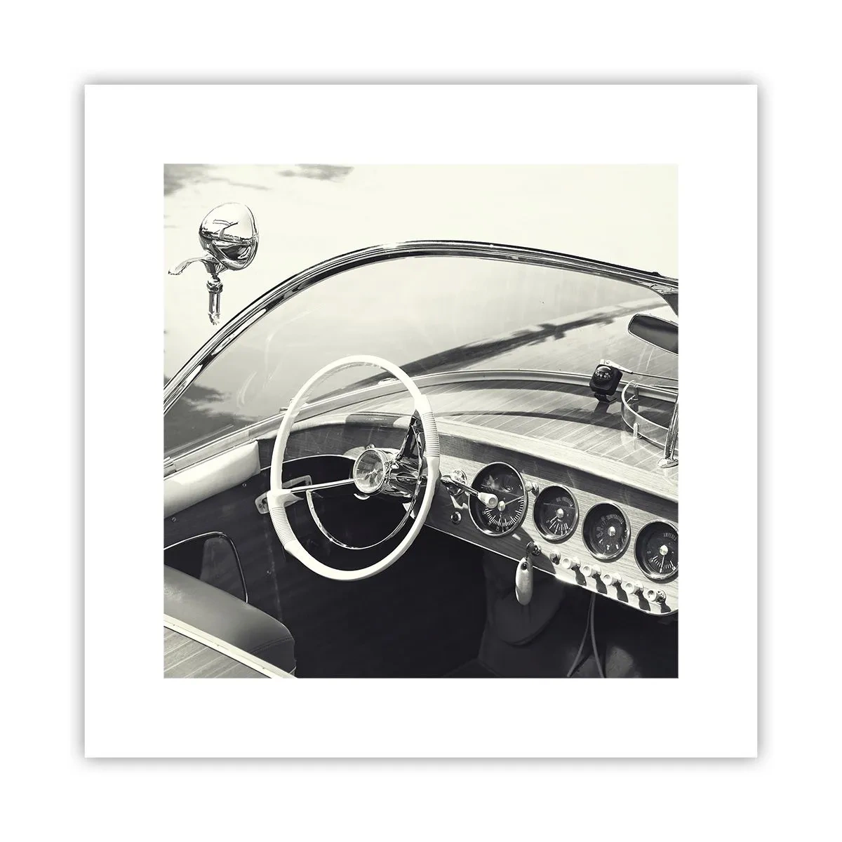 Plakat - Vejr for de rige - 30x30 cm