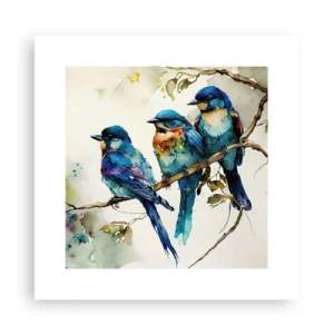 Plakat - Er han fornærmet? - 30x30 cm