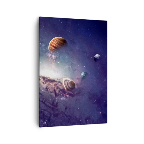 Lærredstryk - Billede på lærred - Systemet med soldans - 70x100 cm