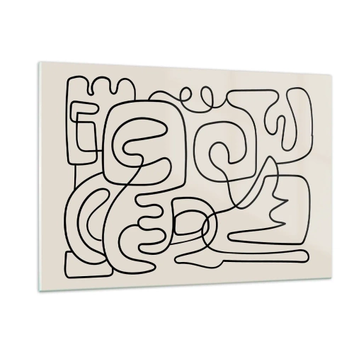 Billede på glas - På sporet - 120x80 cm