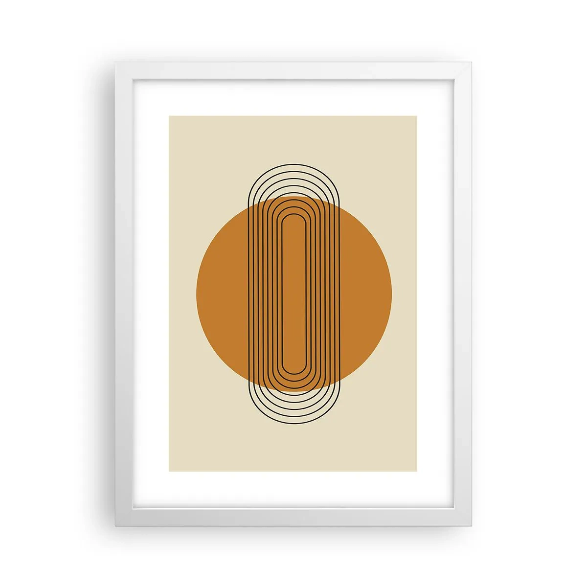 Plakat i hvid ramme - Den perfekte plan - 30x40 cm