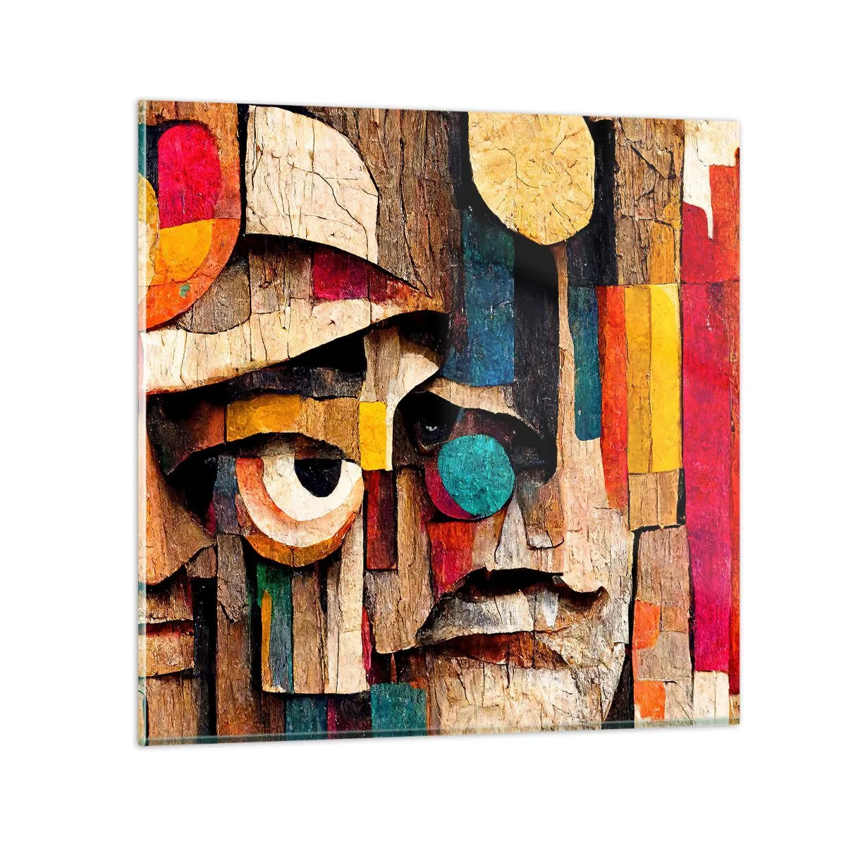 Billede på glas - Jeg kan se dig... - 70x70 cm