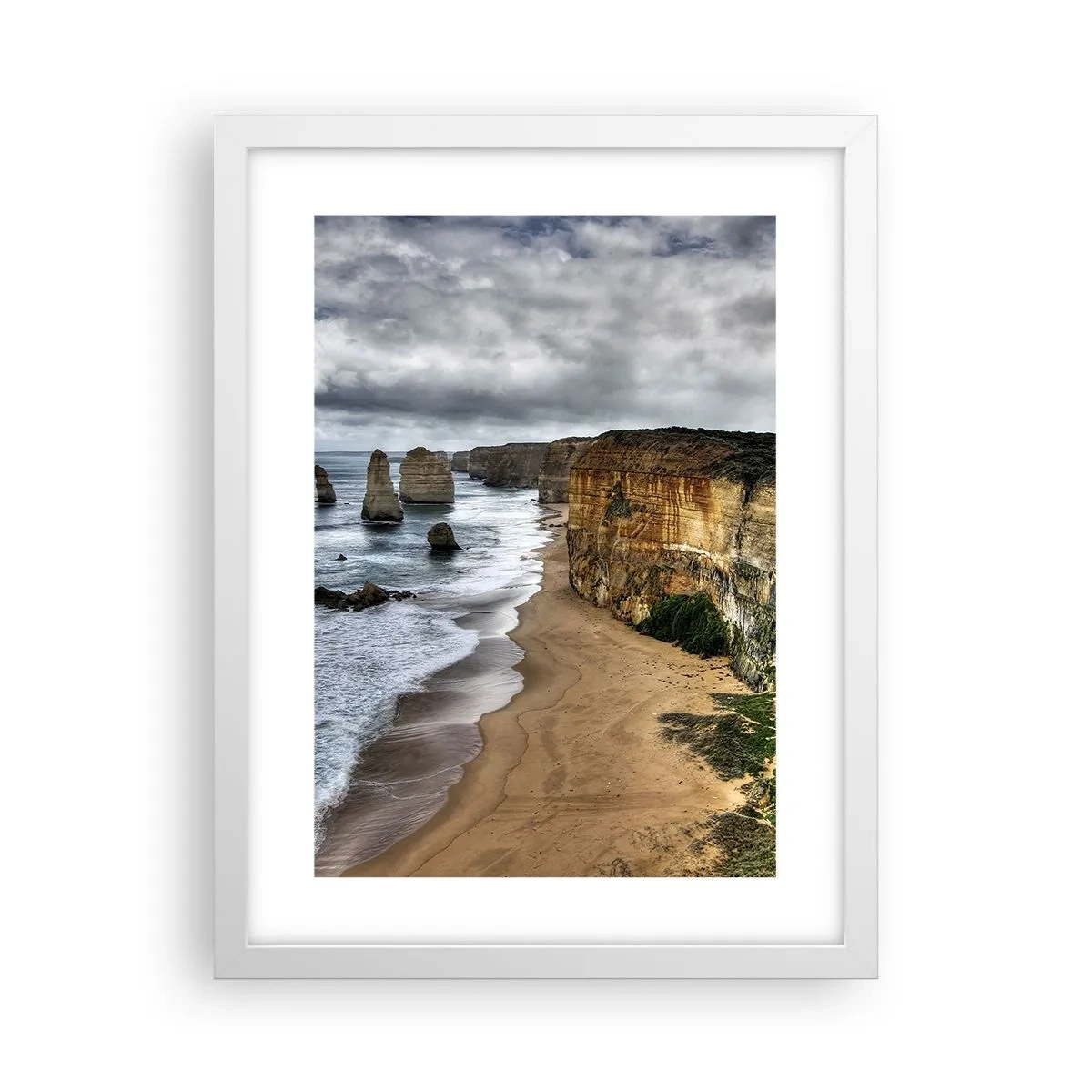 Plakat i hvid ramme - Rå skønhed - 30x40 cm