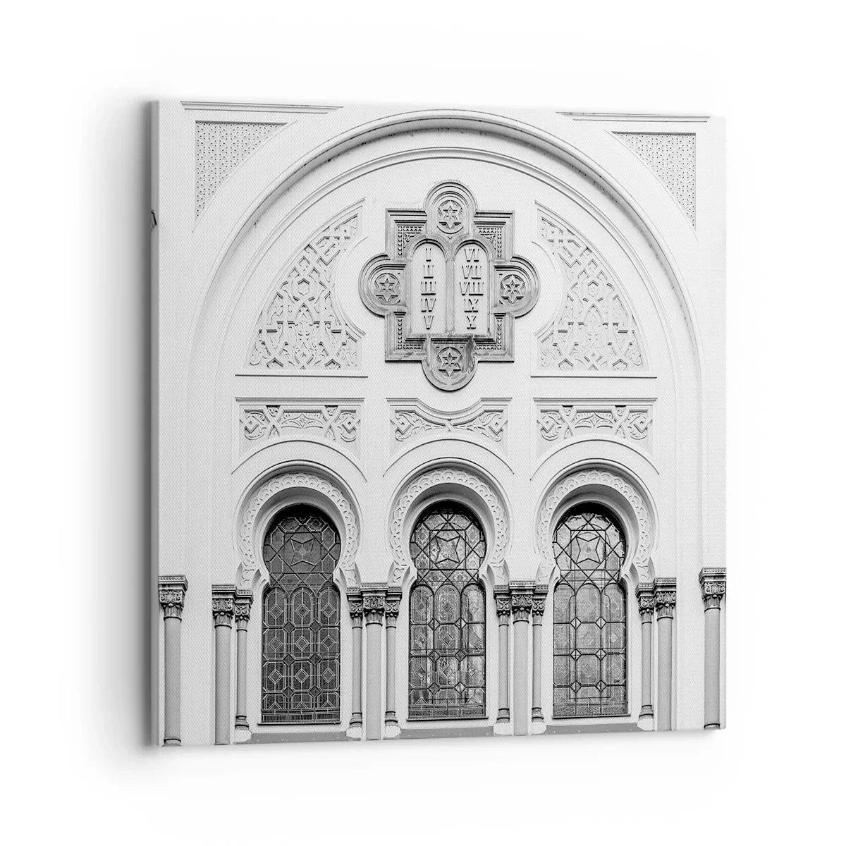 Lærredstryk - Billede på lærred - På grænsen mellem kulturer - 70x70 cm